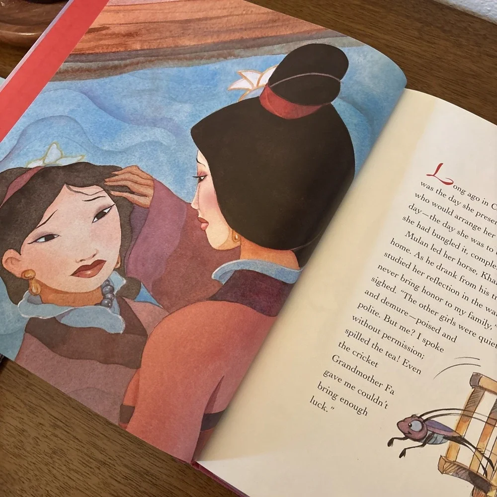 Disney's Mulan picture book 1998 oversized 1st edition children kids